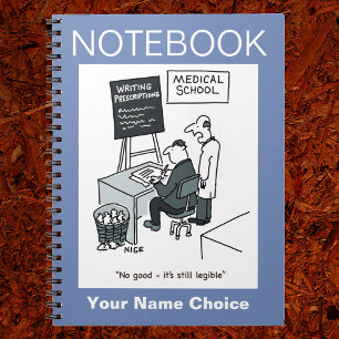 Doktor an der medizinischen Fakultät, der ein Reze Notizblock
