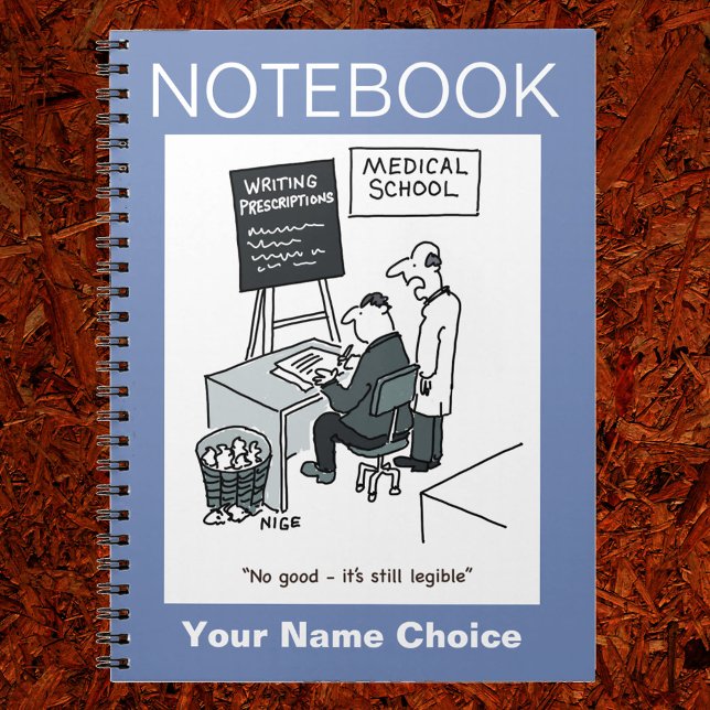 Doktor an der medizinischen Fakultät, der ein Reze Notizblock (Von Creator hochgeladen)