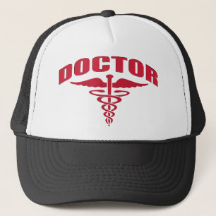 Doktor Caduceus Red Truckerkappe