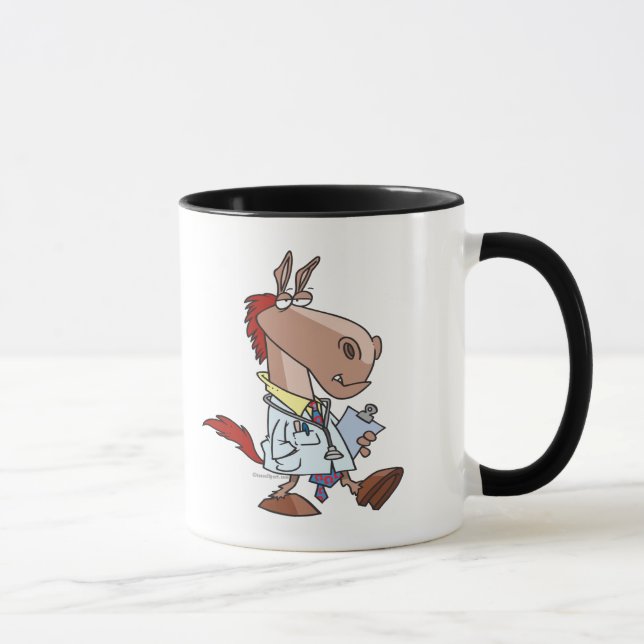 Doktor-Cartoon Tasse (Rechts)