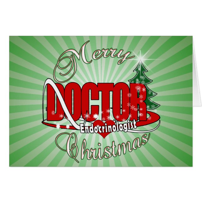 DOKTOR CHRISTMAS Endokrinologe (Vorderseite (Horizontal))