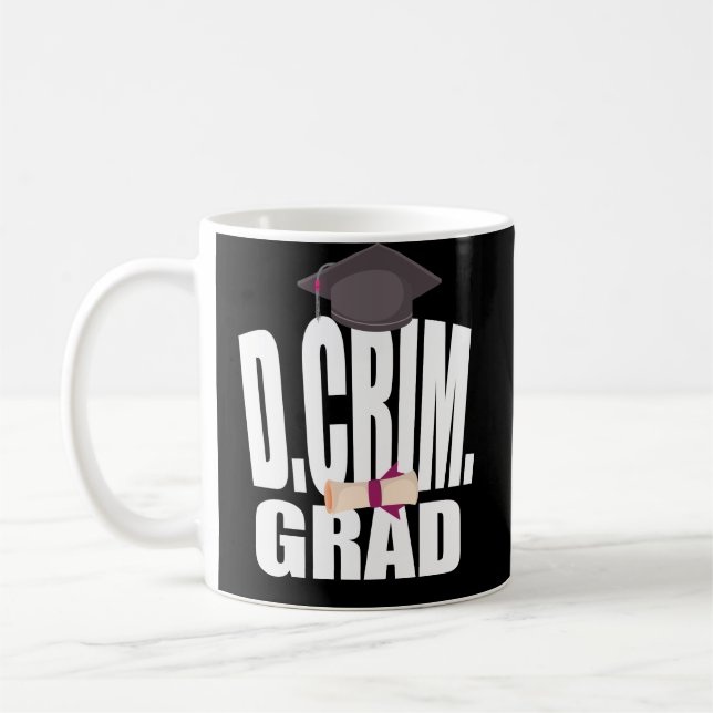Doktor Criminology DCrim Doctorate Graduation PhD Kaffeetasse (Links)