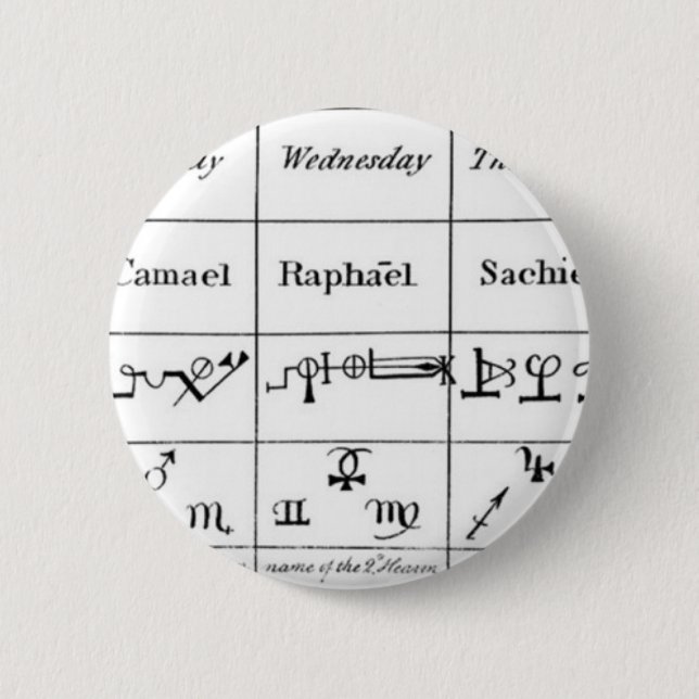 Doktor Dees Angels Button (Vorderseite)