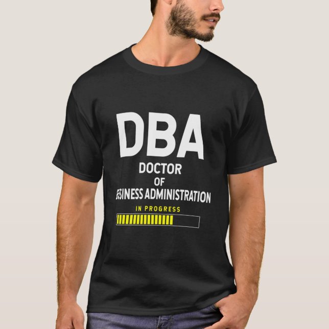 Doktor der Betriebswirtschaftslehre Student Zukunf T-Shirt (Vorderseite)