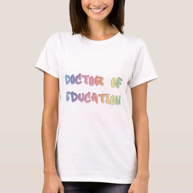 Doktor der Bildung T-Shirt (Vorderseite)