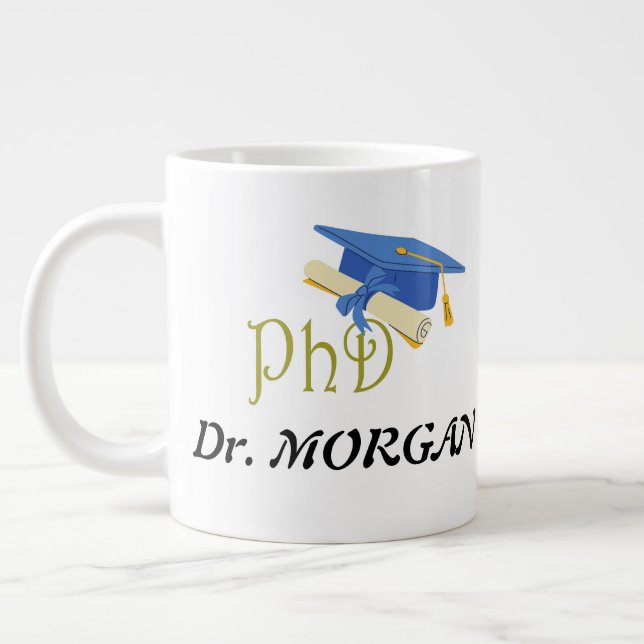 Doktor der Coolen Medizin Graduate Congrate New Do Jumbo-Tasse (Links)