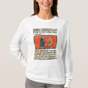 Doktor, der eine Wunde mit Feuer cauterising ist T-Shirt