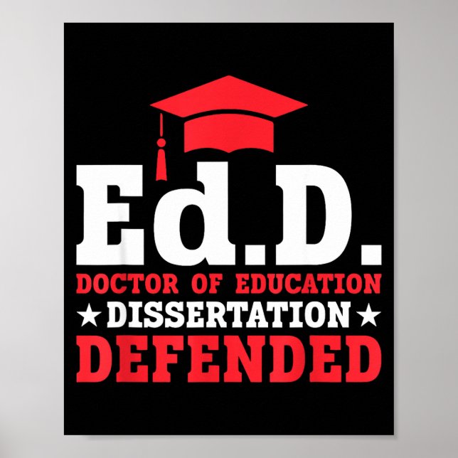 Doktor der Erziehungswissenschaft Dissertation ver Poster (Vorne)