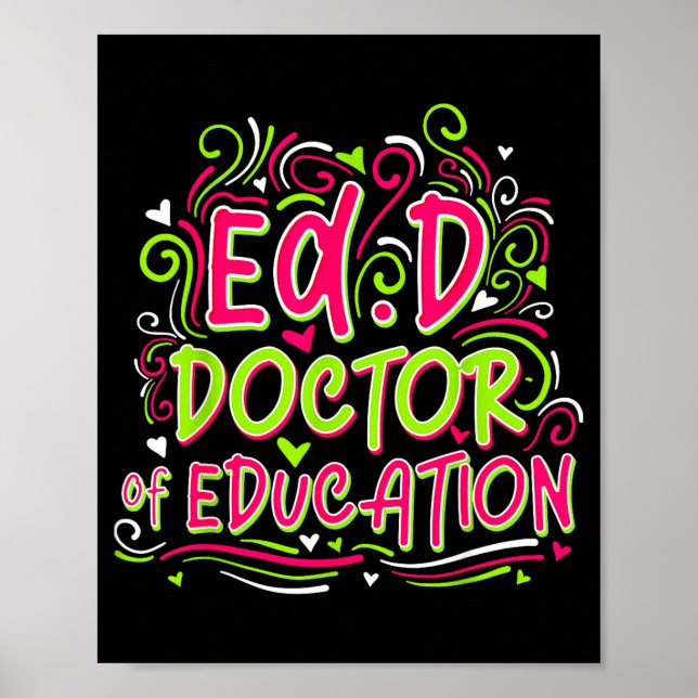 Doktor der Erziehungswissenschaft - für Doktor der Poster (Vorne)