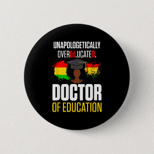 Doktor der Erziehungswissenschaften gebildeter Dok Button