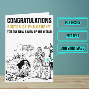 Doktor der Philosophie Doktor der Diogenes Abschlu Karte