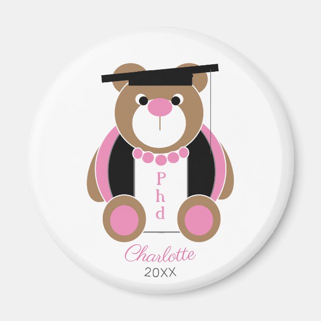 Doktor der Philosophie Gaben Glückwünsche tragen Magnet (Vorne)