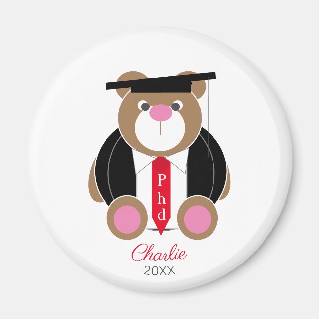 Doktor der Philosophie Gaben Glückwünsche tragen Magnet (Vorne)