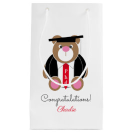 Doktor der Philosophie Glückwünsche tragen Kleine Geschenktüte