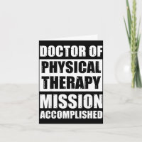 Doktor der Physiotherapie Abschluss dpt Absolvente