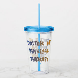 Doktor der Physiotherapie Acryltrinkbecher