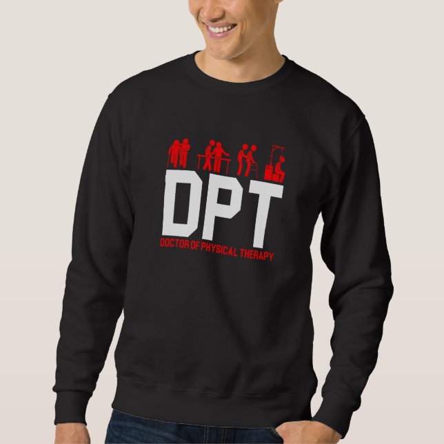 Doktor der Physiotherapie Sweatshirt (Vorderseite)