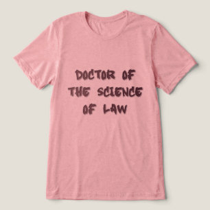 Doktor der Rechtswissenschaft Tri-Blend Shirt