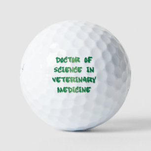 Doktor der Wissenschaften in Veterinärmedizin Golfball
