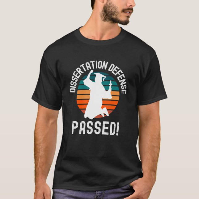 Doktor des Doktoranden für Dissertation Doktor T-Shirt (Vorderseite)