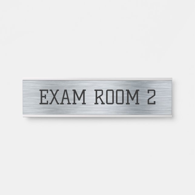 Doktor Doktor Doktor Studentenstudio Silber signie Türschild (Vorderseite )