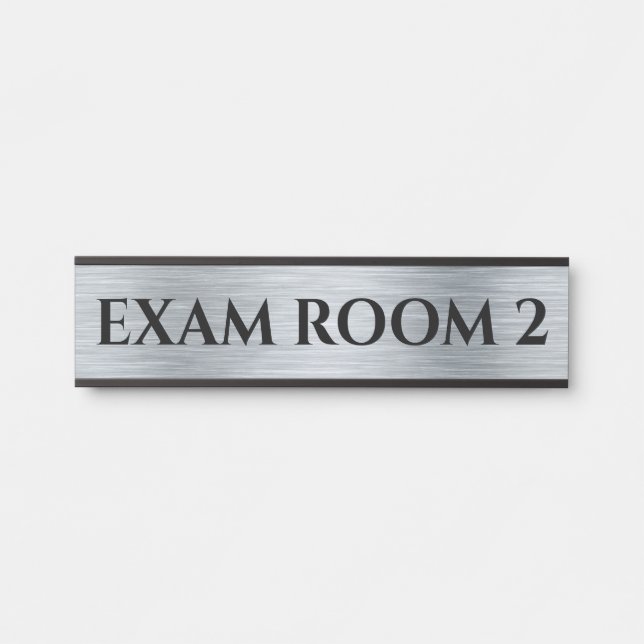Doktor Doktor Doktor Studentenstudio Silber signie Türschild (Vorderseite )