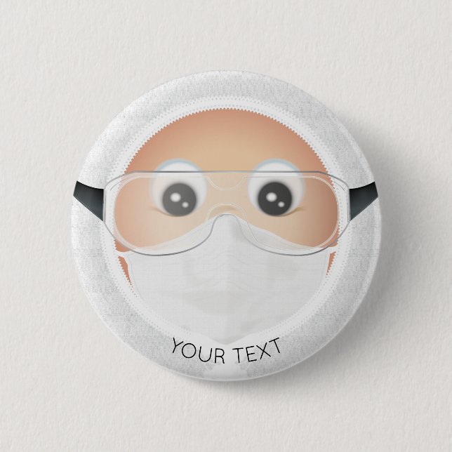 Doktor Emoji Button (Vorderseite)