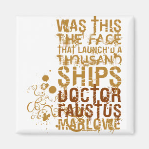 Doktor Faustus Quote Magnet