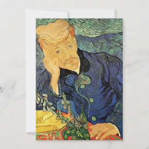 Doktor Gachet von Vincent van Gogh Ruhestand Einladung