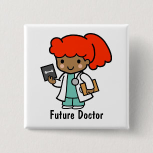 Doktor Girl mit Xray Button