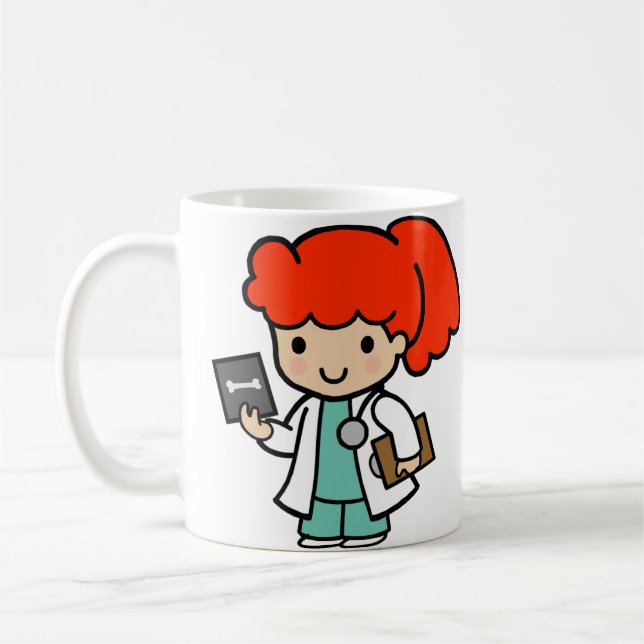 Doktor Girl mit Xray Tasse (Links)