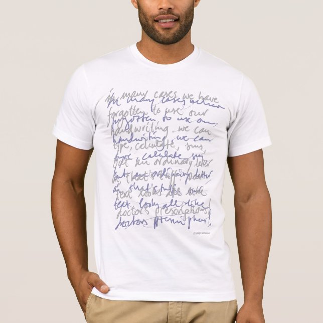 Doktor Handwriting T-Shirt (Vorderseite)