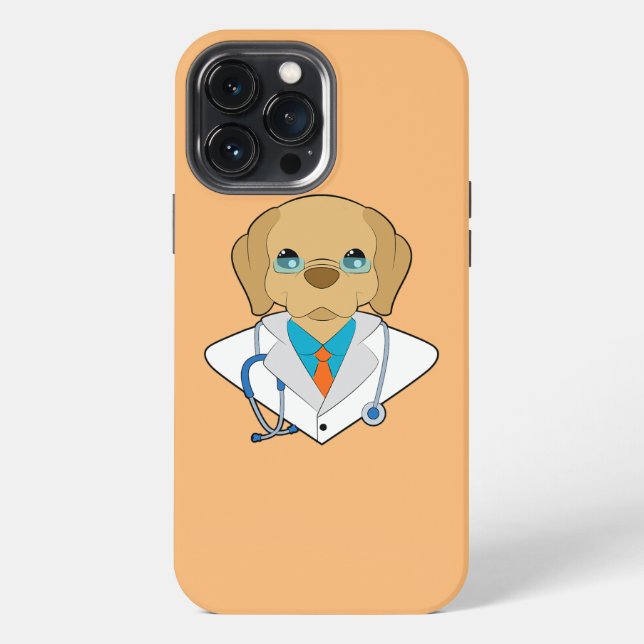 Doktor Hund  iPhone Hülle (Rückseite)