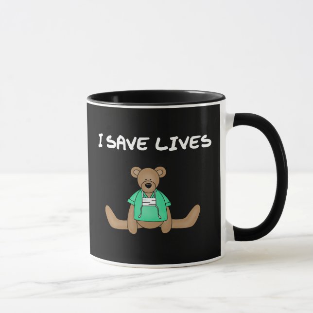 Doktor I Save Lives Mug Tasse (Rechts)