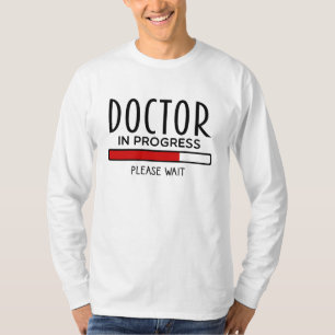 Doktor in Ausbildung Bitte Warten Lustiger Medizin T-Shirt