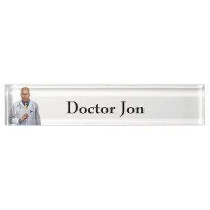 Doktor Jon Nameplate Namensplakette