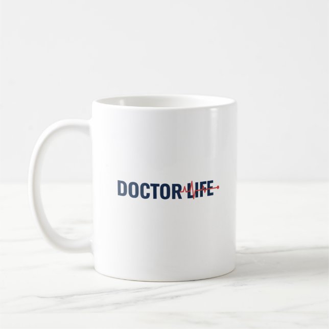 Doktor Leben Kaffeetasse (Links)
