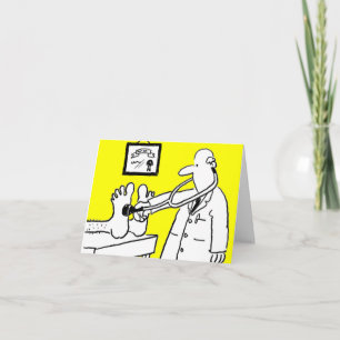 Doktor mit Stethoscope Card Karte