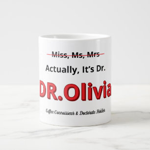 Doktor-Mutter Abschluss Promotion Doktorgrad Lusti Jumbo-Tasse