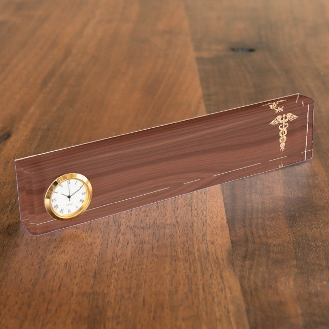 Doktor Namensplakette (Seite)