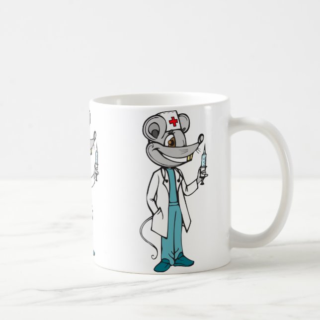 Doktor Nurse Mouse Tasse (Rechts)