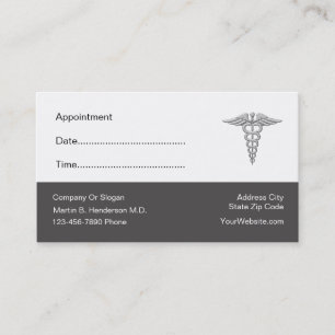 Doktor Office Appointment Terminkarte