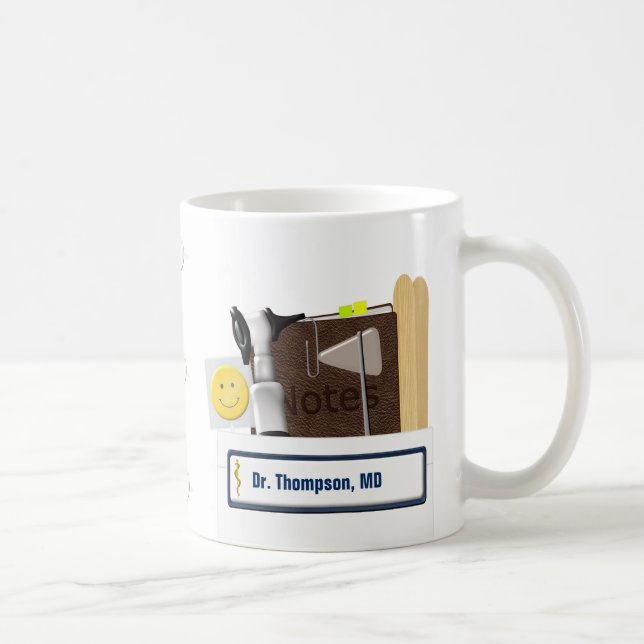 Doktor Personalized Pockets Mug Tasse (Rechts)