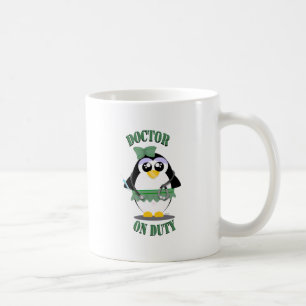 Doktor Pinguin im Dienst(weiblich) Kaffeetasse