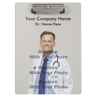 Doktor Portrait Template Custom Clipboards Klemmbrett