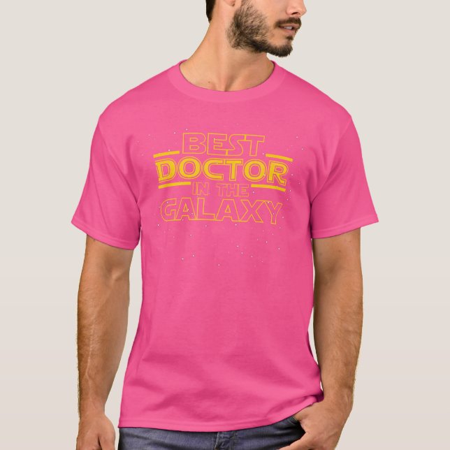 Doktor Shirt bester Doktor in der Galaxie (Vorderseite)