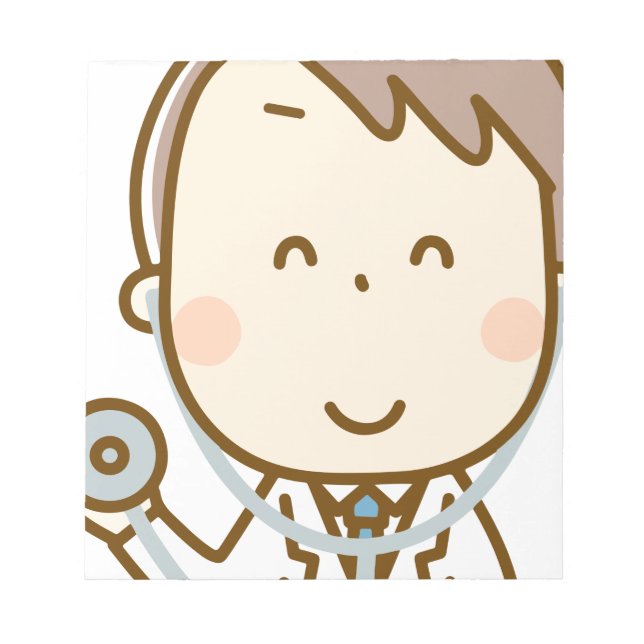 Doktor Stethoscope Notizblock (Vorderseite)