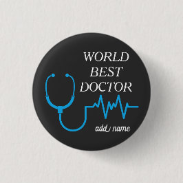 Doktor Stethoscope Practitioner Hospital Medicine Button