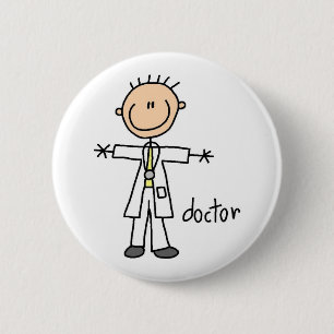 Doktor Strichmännchen Button