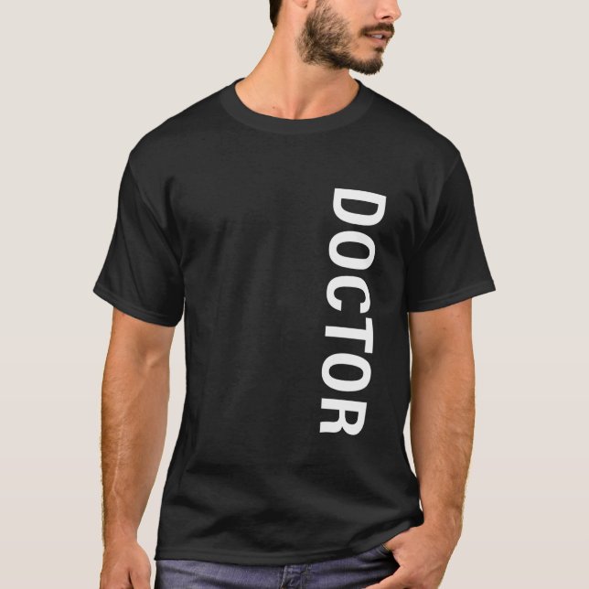 Doktor Vertikal T-Shirt (Vorderseite)